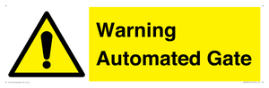 Warning Automated Gate